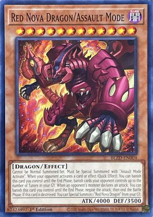 Red Nova Dragon/Assault Mode [BLZD-EN004] Common / Short Print 1st Edition
