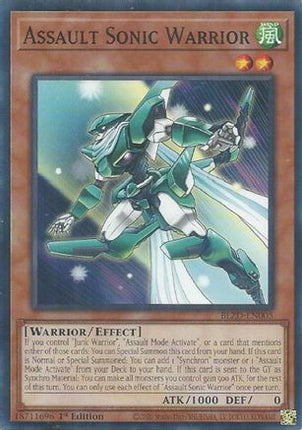 Assault Sonic Warrior [BLZD-EN005] Common / Short Print 1st Edition