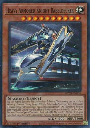 Heavy Armored Knight Babeldecker [BLZD-EN006] Super Rare 1st Edition