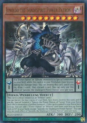 Junoldo the Shadespirit Power Patron [BLZD-EN013] Ultra Rare 1st Edition