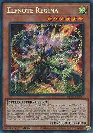 Elfnote Regina (Secret Rare) [BLZD-EN014] 1st Edition