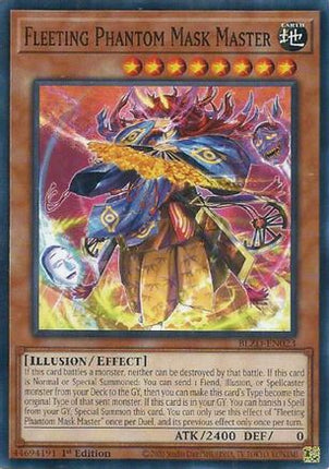 Fleeting Phantom Mask Master (Common / Short Print) [BLZD-EN023] 1st Edition