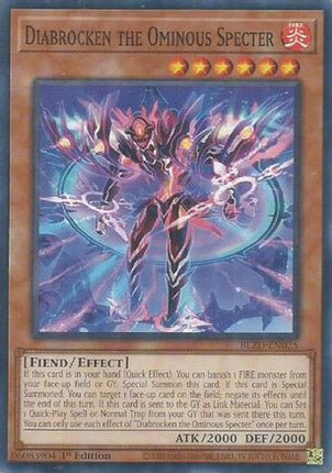 Diabrocken the Ominous Specter [BLZD-EN025] Common / Short Print 1st Edition