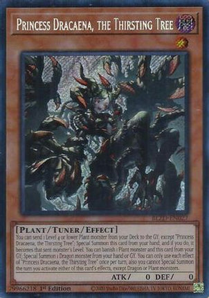 Princess Dracaena, the Thirsting Tree [BLZD-EN027] Secret Rare 1st Edition