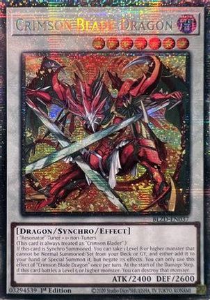 Crimson Blade Dragon  [BLZD-EN037] Starlight Rare 1st Edition
