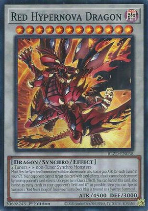 Red Hypernova Dragon [BLZD-EN038] Super Rare 1st Edition