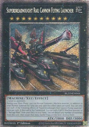 Superdreadnought Rail Cannon Flying Launcher  [BLZD-EN044] Starlight Rare 1st Edition