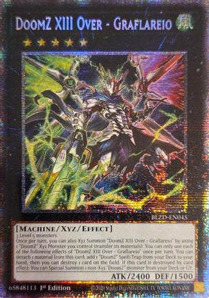 DoomZ XIII Over - Graflareio  [BLZD-EN045] Starlight Rare 1st Edition