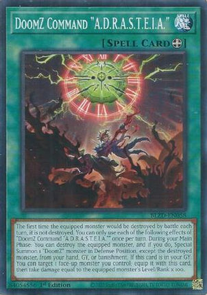 DoomZ Command "A.D.R.A.S.T.E.I.A." [BLZD-EN058] Common / Short Print 1st Edition