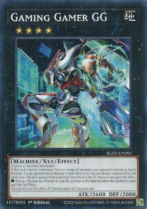 Gaming Gamer GG [BLZD-EN081] Common / Short Print 1st Edition