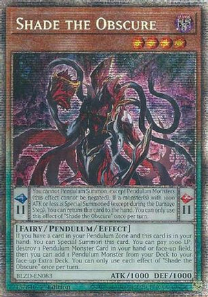 Shade the Obscure  [BLZD-EN083] Starlight Rare 1st Edition