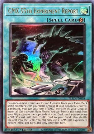 GMX 55th Experiment Report [BLZD-EN094] Ultra Rare 1st Edition