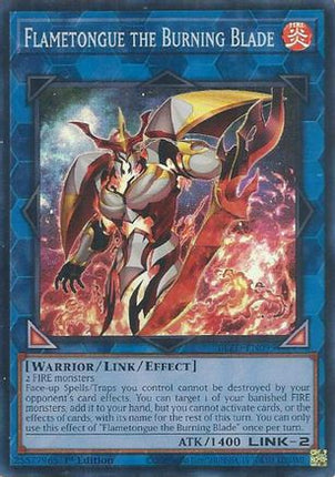Flametongue the Burning Blade [BLZD-EN099] Super Rare 1st Edition