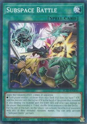 Subspace Battle [BLZD-EN100] Common / Short Print 1st Edition
