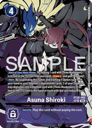 Asuna Shiroki (Rare Pull) [BT25-092] [Dual Revolution] Foil