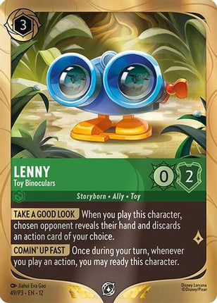 Lenny - Toy Binoculars (49) - Disney Lorcana Promo Cards Holofoil