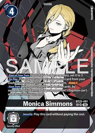Monica Simmons (SP) [BT25-091] [Dual Revolution] Foil