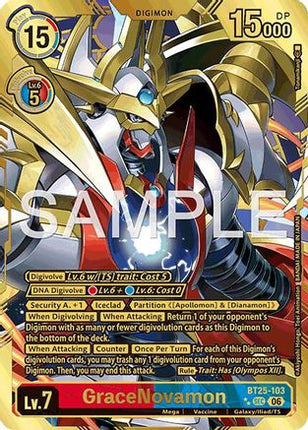 GraceNovamon (Rare Pull) [BT25-103] [Dual Revolution] Foil