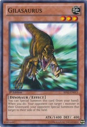 Gilasaurus (Common / Short Print) [BP02-EN013] Unlimited