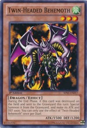 Twin-Headed Behemoth (Common / Short Print) [BP02-EN017] 1st Edition