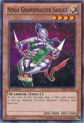 Ninja Grandmaster Sasuke (Common / Short Print) [BP02-EN029] Unlimited