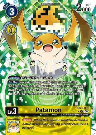 Patamon (Full Art) [BT25-031] [Dual Revolution] Foil