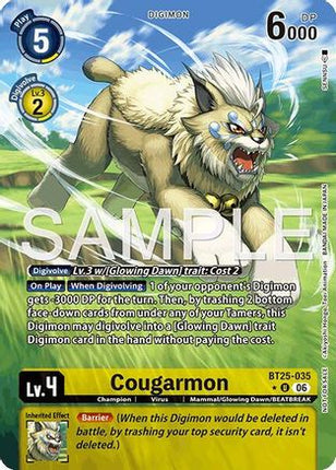Cougarmon (Full Art) [BT25-035] [Dual Revolution] Foil