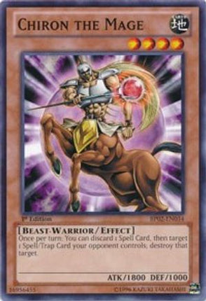 Chiron the Mage (Common / Short Print) [BP02-EN034] 1st Edition