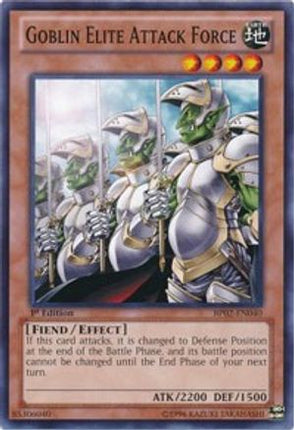 Goblin Elite Attack Force (Common / Short Print) [BP02-EN040] 1st Edition