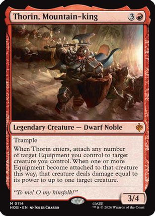 Thorin, Mountain-king (114) [The Hobbit] Foil