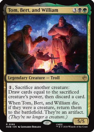 Tom, Bert, and William (169) [The Hobbit] Foil