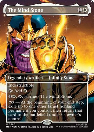 The Mind Stone (Borderless) (386) [Marvel Super Heroes] Foil