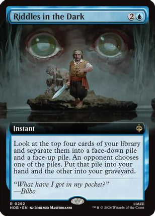 Riddles in the Dark (Extended Art) (292) [The Hobbit] Foil