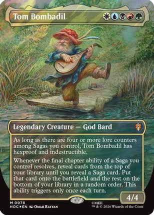Tom Bombadil (Borderless) (Surge Foil) (078) [The Hobbit: Eternal-Legal] Foil