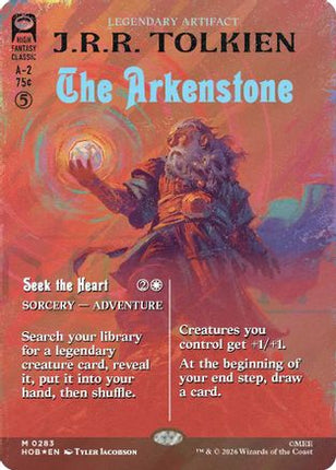 The Arkenstone (Borderless) (Surge Foil) (283) [The Hobbit] Foil