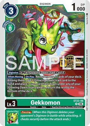 Gekkomon (Welcome Tamers Pack Vol.2) [ST23-06] [Starter Deck 23: Beatbreak Release Event Cards] Foil