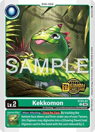 Kekkomon (Welcome Tamers Pack Vol.2) [ST23-01] [Starter Deck 23: Beatbreak Release Event Cards] Foil