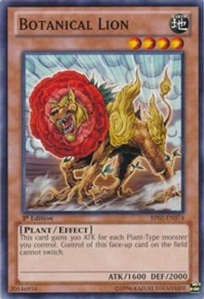 Botanical Lion (Common / Short Print) [BP02-EN074] 1st Edition