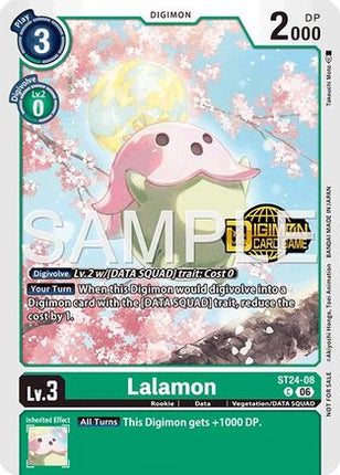 Lalamon (Welcome Tamers Pack Vol.2) [ST24-08] [Starter Deck 24: Data Squad Release Event Cards] Foil