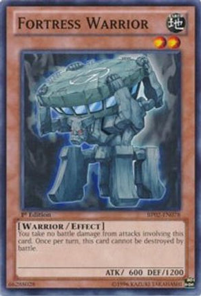 Fortress Warrior (Common / Short Print) [BP02-EN078] 1st Edition