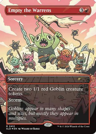 Empty the Warrens [Secret Lair Drop Series] Foil