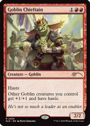 Goblin Chieftain (2424) [Secret Lair Drop Series]