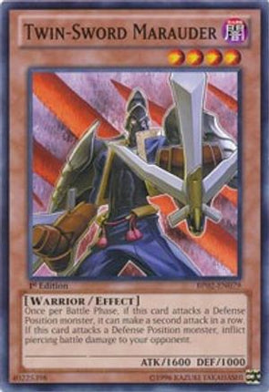 Twin-Sword Marauder (Common / Short Print) [BP02-EN079] Unlimited