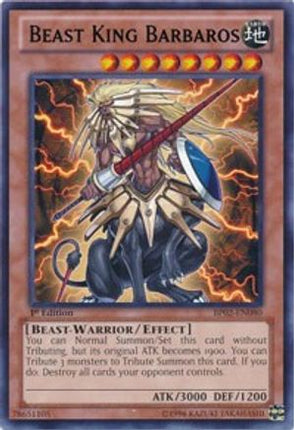 Beast King Barbaros (Rare) [BP02-EN080] 1st Edition