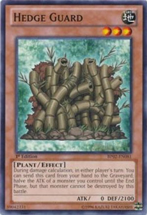 Hedge Guard (Common / Short Print) [BP02-EN081] 1st Edition