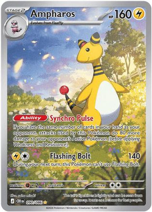 Ampharos - 090/086 [ME04: Chaos Rising] Holofoil