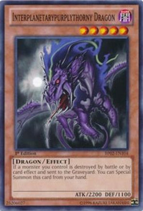 Interplanetarypurplythorny Dragon (Common / Short Print) [BP02-EN104] Unlimited