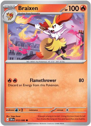 Braixen - 12/null [ME04: Chaos Rising]