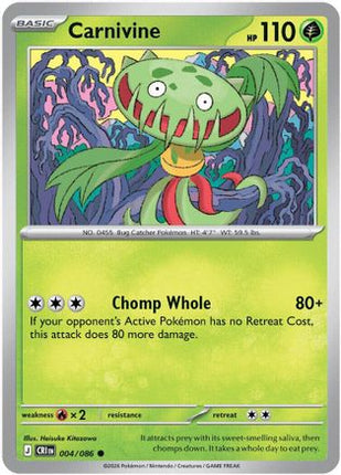 Carnivine - 4/null [ME04: Chaos Rising] Reverse Holofoil