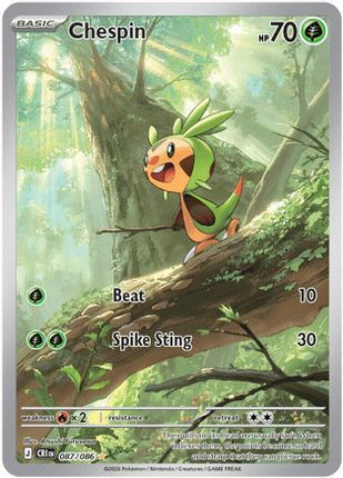 Chespin - 087/086 [ME04: Chaos Rising] Holofoil